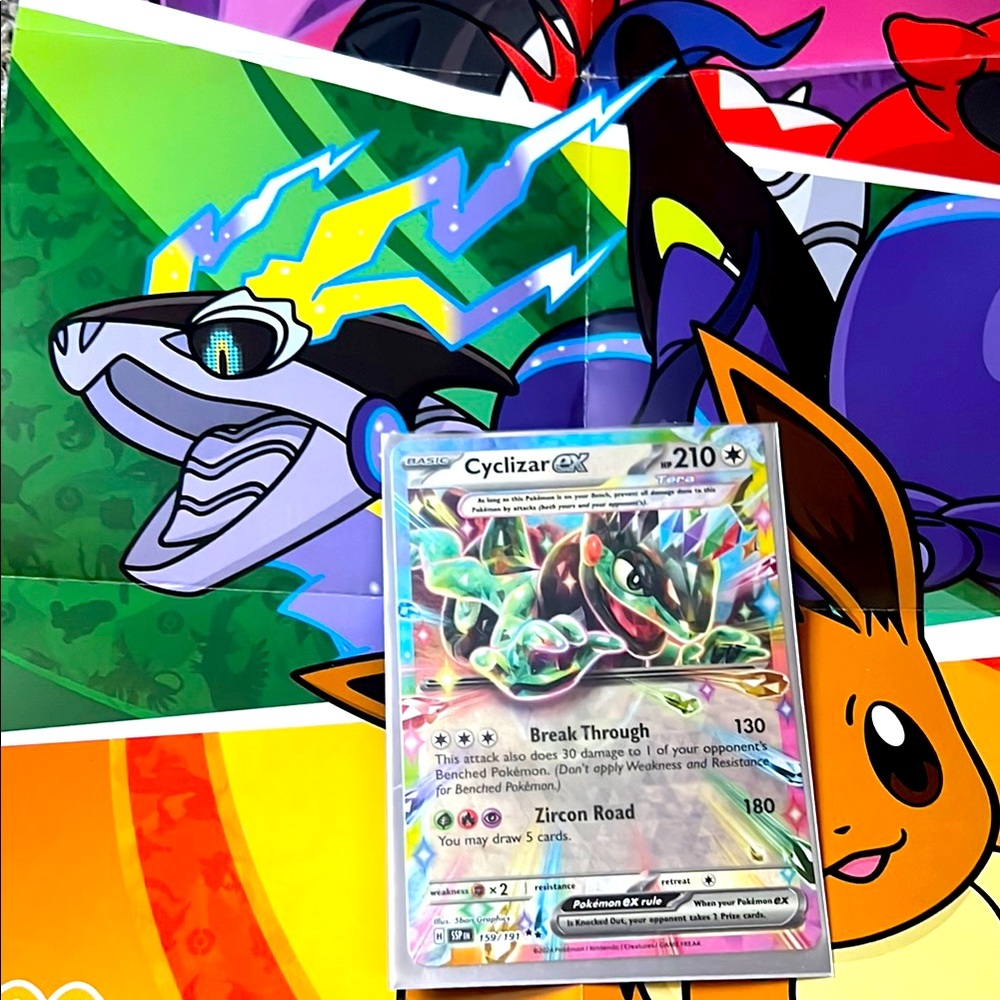 Cyclizar EX Surging Sparks Pokémon Card